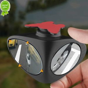 1 pièce 360 degrés rotatif 2 côtés voiture angle mort miroir convexe Automibile extérieur vue arrière Parking miroir accessoires de sécurité