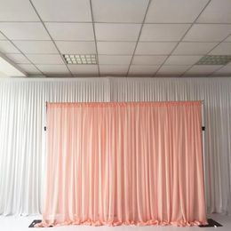 1 stuk 3 m H x 3 m W bruiloft stand achtergrond stof chiffon arbor gordijnen voor huwelijksceremonie party curtains293f