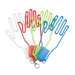 1 stuk golfhandschoenen droger plastic brancard hanger rack houder slijtage 4 kleurbenodigdheden accessoires