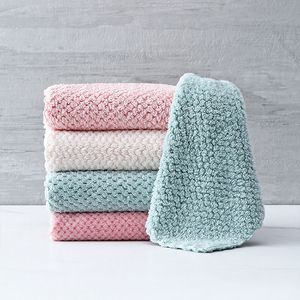 1 stuk handdoek huishoudelijke super absorberende reinigingsdoekje lap microfiber keuken handdoek dishcloths wasvragingen voor schotel