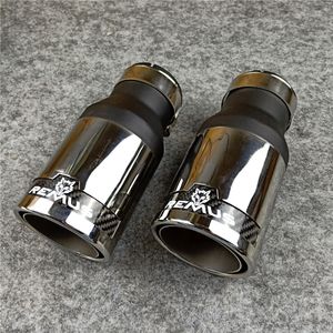 Universal Carbon Fiber Exhaust Muffler Tips for Porsche, VW, BMW, AUDI