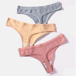 1 stuk Sexy Lingerie vrouwen Katoen G-String String Slipje String Ondergoed Vrouwen Slips Intieme Dames Laagbouw Pants227A