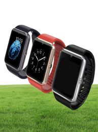 Notificador de sincronización de reloj GT08 de 1 pieza con tarjeta SIM Bluetooth Smart Watch para Apple iPhone iOS Samsung Android Phone8096694