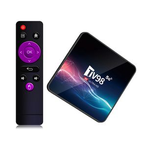 1 pièce TV98 Android TV Box 12.1 Allwinner H313 Quad Core V11 1G/8G 2G/16G 2.4G/5G double WIFI H.265 UHD 4K lecteur multimédia intelligent décodeur de télévision numérique