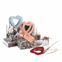 1 morceaux de coeur de coeur portable transparent PVC sac fourre-tout Ornement Sac cadeau de bonbons de mariage Sac cosmétique en plastique Gift Z5ny # #