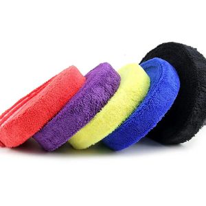 1 Reel 10M Handdoek Lijm Grip Badminton Tennisracket Overgrips Antislip Zweetband Grip Tape 240124