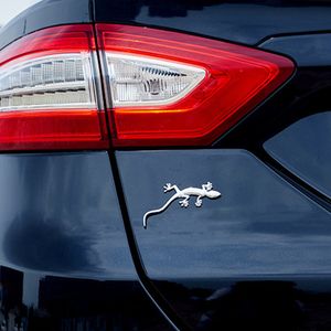 1 Autocollant de camion métallique réfléchissant Lézard Gecko Badge 3D Badge Sticker pour les modèles décoratifs Accessoires de voiture