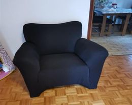 1 asiento Solid Color Cover 90140cm Stretch Seat Couch Cout Couch Couch Couch Couch Funitar todas las toallas Warp Toilelas1090838