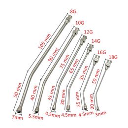 1 conjunto de 10 ml/20 ml/50 ml de kit de jeringas de alimentación con 6 pcs tubos curvos curvos de alimentación de alimentación de alimentación de alimentos suministros