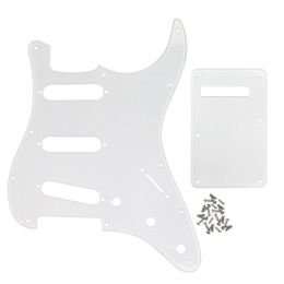 1 Set 1 -lage 11 holes SSS Gitaar Pickguard Transparante krasplaatschroeven voor elektrische gitaar