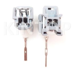 1 Conjunto de 2 pines conector eléctrico automotriz con cables 7282-6443-40 7283-64443-40 Cable de alambre de automóvil