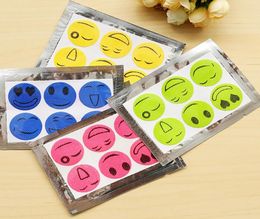 1 Set 6 PCS ANTI MOSQUITO Autocollant Patch Citronella Killer Cotton Souriant Face Mosquito Repellent8907332