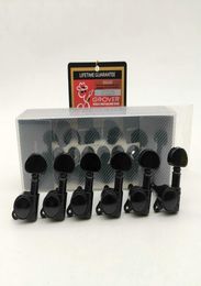 1 Set Black Grover Electric Guitar Machine Heads Taillers Guitar Tuning PEGS avec emballage 7525243