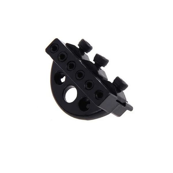 1 Set Black sans tête sans tête à 4 étages Guitare Basse Bass Tremolo Bridge System pour la guitare sans tête pour un système de pont de trémolo guitare sans tête