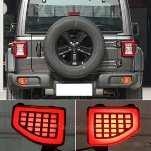 1 Set auto achter mist licht voor Jeep Wrangler JL 2018 2019 2020 2021 2022 bumperremlichtreflector Turn Signal Indicators