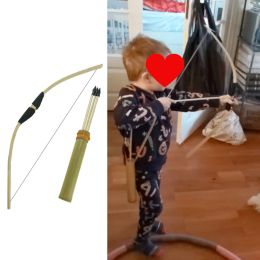 1 Set Children's Favorite Hunting Toys Children Buitenshuis schieten bogen en pijlen met pijlbox originele boog