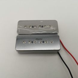 1 jeu de micros de guitare à capteur simple bobinage Chrome P90 micros de guitare électrique 1C