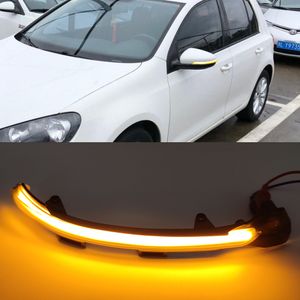 1 Set para VW Golf Mk7 7.5 7 GTI R GTD Dynamic Blinker LED Señal de giro para Volkswagen Lline Sportsvan Touran Side Mirror Light