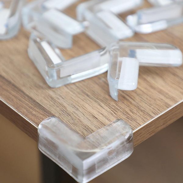 1 Set Edge Protector PVC Table Couvre-bord Couvre-tables de texture arrondi