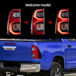 1 Set Voor Toyota Hilux Revo 2015 2016 2017 2018 2019 2020 2021 Auto Led Achterlichten Remlicht Reverse Achter achterlicht Lamp