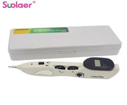 1 Détecteur de point de ponctualité de stylo à points d'acupoint portable avec dispositif de stimulateur musculaire à point d'électro acupuncture.