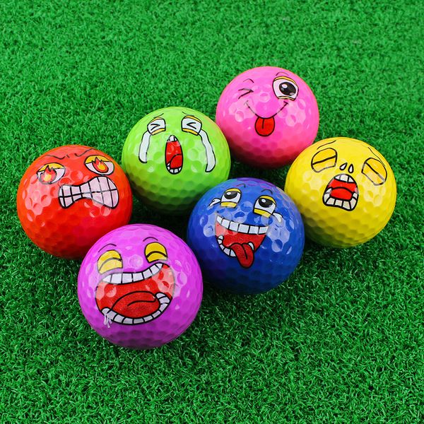 1 jeu de balles de golf de couleur d'entraînement amusantes