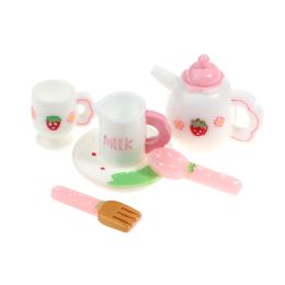1 Set Mini Resin Strawberry Water Cup Dollhouse Miniature Doll House Decor cadeau voor kinderen