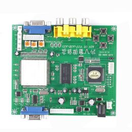 Livraison gratuite 1 ensemble nouveau module de carte de conversion vidéo RGB CGA EGA YUV vers VGA HD HD9800 GBS8200 Viqaw