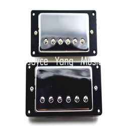 1 Set van 2 stks Chrome dubbele spoel Humbucker Pickups Neckbridge voor LP Electric Guitar Pickups7270810