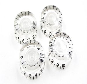 1 set de 4pcs Niko Transparent Electric Guitar Bouton pour LP SG Style Electric Guitar Wholes3146730