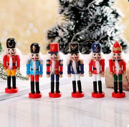 1 set of the latest model 6 Christmas decorations Nutcracker Wooden Soldier Puppets 12CM Tin Soldier 3439733