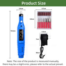 1 Set Professional Electric Nail Drill Milling Cutter Set File Grinder voor gel nagellak manicure gereedschap nagelbooraccessoires