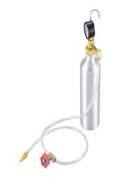 1 ensemble de nettoyeur de carburant de moteur de lave-auto argenté, Kit de testeur de nettoyage de système de Valve d'admission non démontable, bouteille de nettoyage de filtre de 12l 5560448