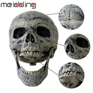 1 Set skelet Halloween Prop Plastic Lifelike Human Bones Skull Figurine voor Home Horror Garden Halloween Party Decoration 201203