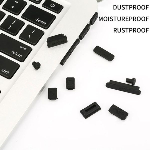 1 Set Universal Notebook Anti Dust Plug 13pcs Ordinateur d'ordinateur portable Plug Pouppe de poussière Interface d'ordinateur USB Couverture étanche