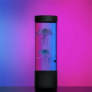 1 Set USB Powered Jellyfish lampe acrylique LED Fantasy Jellyfish Aquarium Lampe transparent Sleep Relax Night Light Christmas Gift