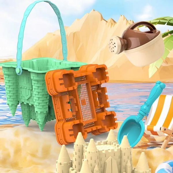 1 ensemble utile sable plage jouet bavard gratuit kid plage jouet large application application château moule toddler bébé plage sable toys multipurpose 240420