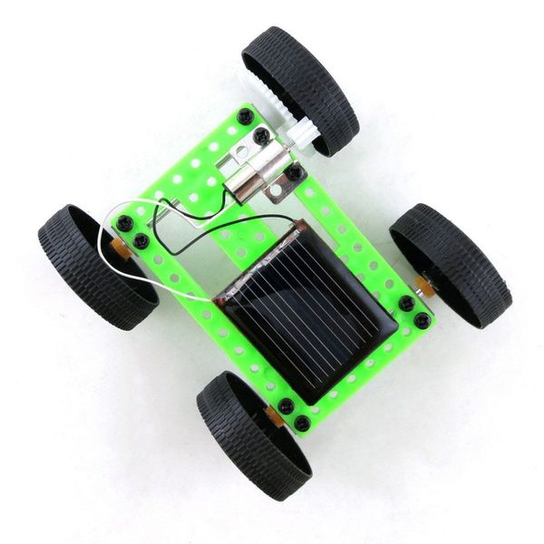 1 jouets solaires pour enfants ensemble mini jouet motorisé Kit de voiture de bricolage enfants enfants gadget gadget hobby drôle