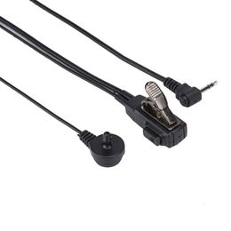 1 Talkies Earphones Walkie Pin 2.5MM Transparent Acoustic Tube Earpiece PTT