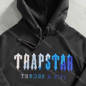 1 tot 1 hoogwaardige Trapstar Hoodie Set Tracksuit Men Jacket Luxe Designer Design Outer Losse veelzijdige hoodies broek Down S S