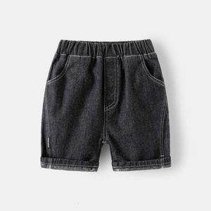 1 tot 7 jaar Boysdenim Solid Color Infant Toddler Baby Jeans Shorts Shorts Fashion Boys broek L2405
