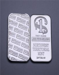 1 Troy Once 999 Bar de lingotes de plata fina del noroeste Barra de plata de menta Silverplated latón sin magnetismo5072877