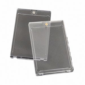 1 Ultra-Pro Touch Magnetic Magnetic 35PT Los soportes de tarjeta UV protegidos impermeabilizan la tarjeta de cobertura de la tarjeta transparente de la tarjeta protegida S5OS#