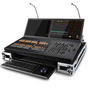 1 units other stage lighting dark horse ma2 console notebook command wing dmx512 controller with flight case