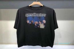 1 versie luxe speedhunters band t -shirt mode oversized katoen printen korte mouw mannen en dames paar ontwerper tee t09889486