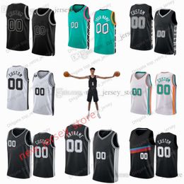 1 Victor Wembanyama 2023 Draft Pick NO.1 Custom Basketball Jersey 24 Devin Vassell 35 Romeo Langford Tre Jones Doug McDermott Devonte' Graham Zach Collins Jerseys