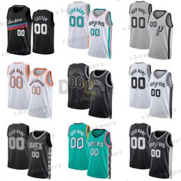 1 Victor Wembanyama Jerseys de baloncesto Custom Mens Youth San Doug McDermott 3 Keldon Johnson Antonios Devin Vassell 33 Tre Jones 23 Zach Collins Jeremy Sochan Osman