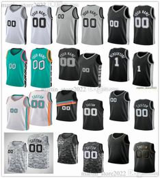 1 Victor Wembanyama Jerseys Basketbal 25 Sidy Cissoko Jeremy 10 Sochan Keldon 3 Johnson Tre 33 Jones Doug 17 McDermott Tim 21 Duncan David 50 Robinson 2023 Gedrukt