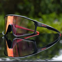 1 avec Modes lunettes de cyclisme polarisées photochromiques 2 lentilles vélo vtt lunettes de soleil vélo Sport pêche lunettes de course ldd240313