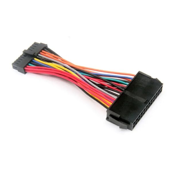 1 x 20 broches mâle à 24 broches Adaptateur femelle Câble plastique 20 broches à 24 broches Câble adaptateur de connecteur 14cm pour ATX PSU à mini HP